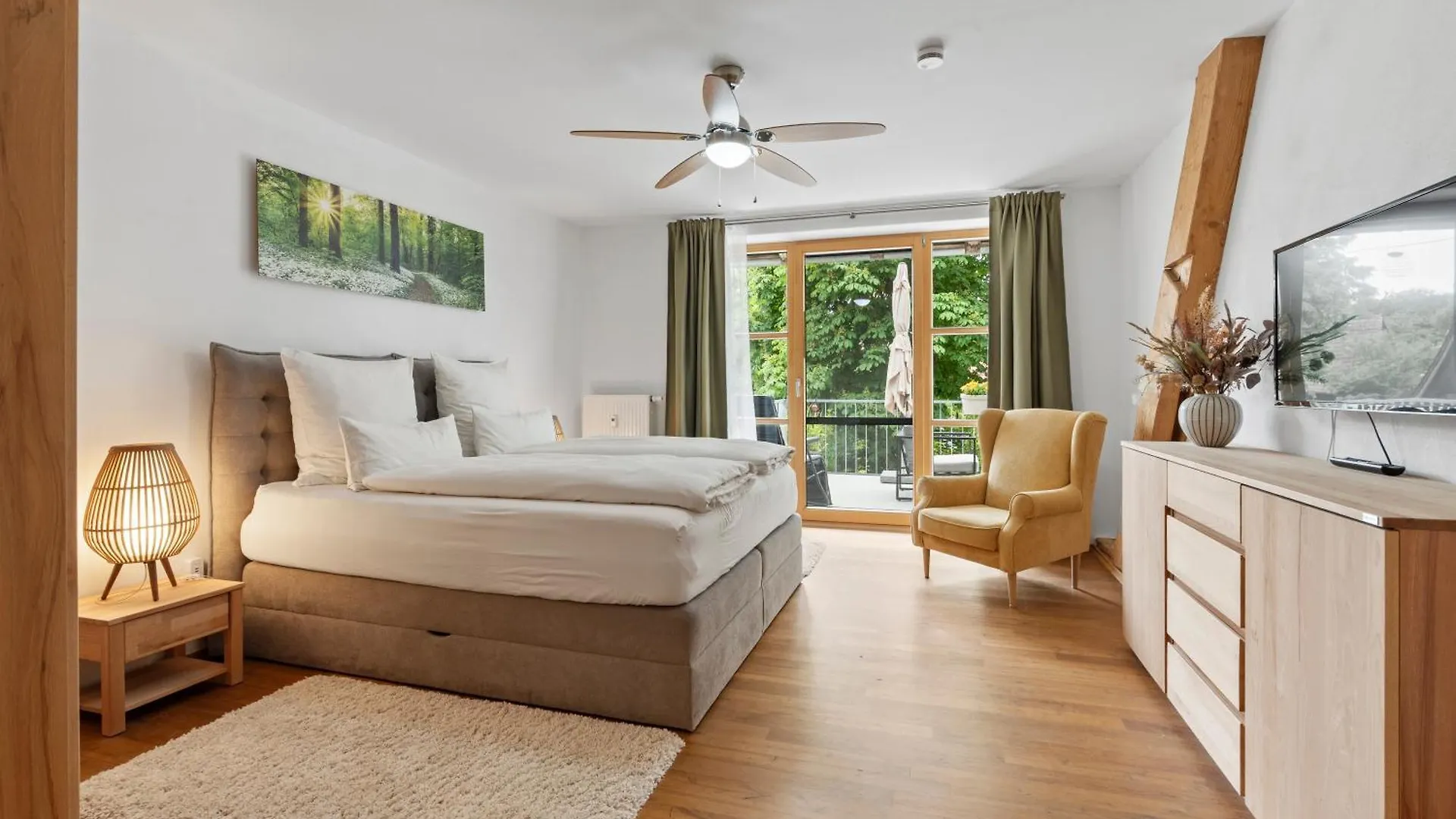 ממינגן Fe Wo Brunnen - 120 Qm - Ruhige Lage - Viel Natur- Komfortabel - Grosser Balkon Und Garten - 3D Rundgang Verfuegbar 0*,  גרמניה