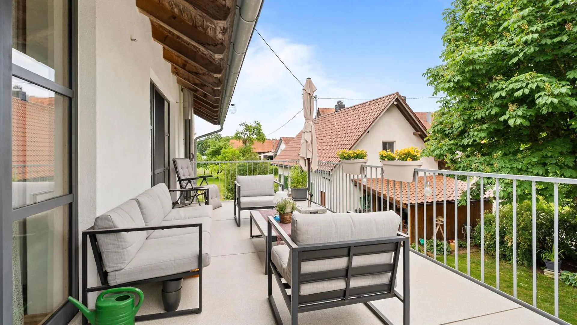 ממינגן Fe Wo Brunnen - 120 Qm - Ruhige Lage - Viel Natur- Komfortabel - Grosser Balkon Und Garten - 3D Rundgang Verfuegbar 0*,